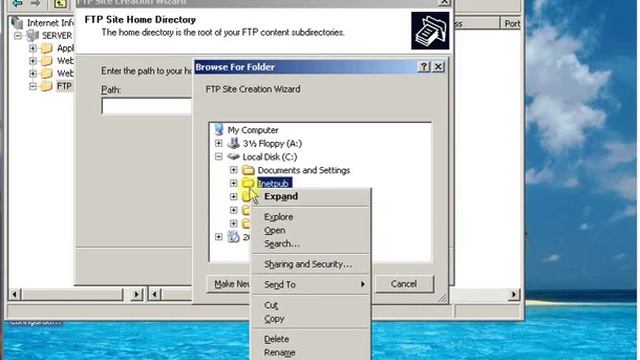 Hướng dẫn cài đặt và cấu hình FTP Windows Server смотреть онлайн