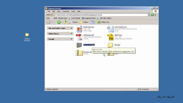 Windows XP: Creating Zip Files (720) смотреть онлайн