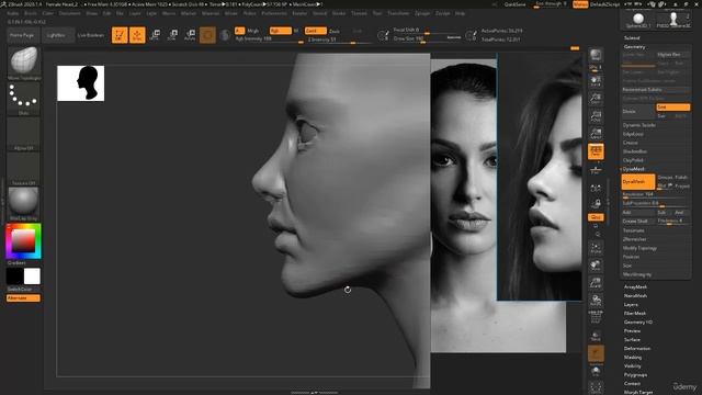 7. Working on Eyes --& Lips Sculpting Part 2 смотреть онлайн
