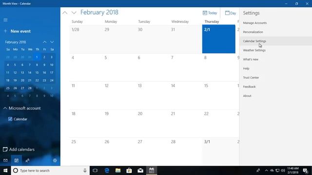 How to change First Day of Week in Calendar app in Windows 10 (Tutorial) смотреть онлайн