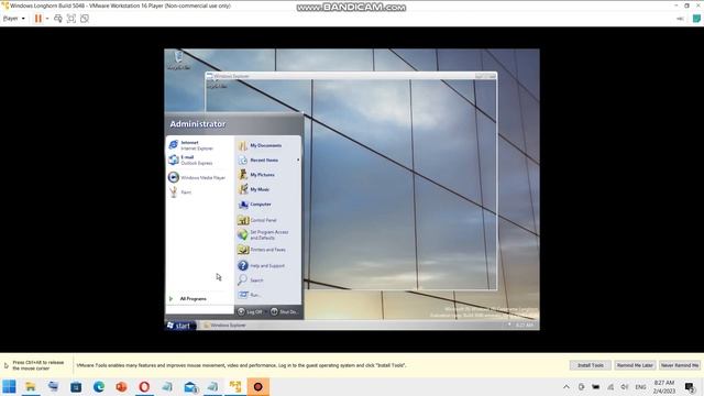 Windows Longhorn Build 5048 смотреть онлайн