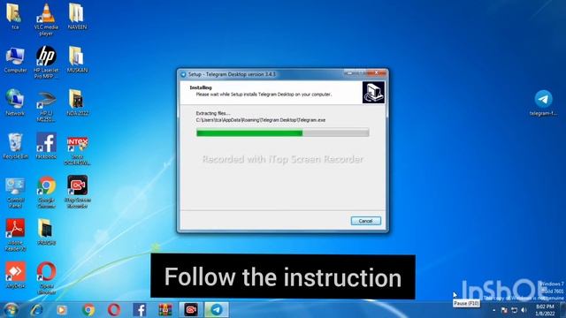 How to install telegram on pc window7/8/10 || #telegram #like #subscribe windows 10telegram app смотреть онлайн