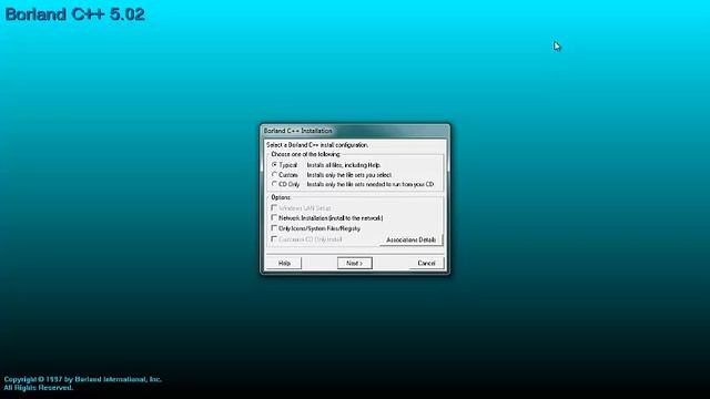 como instalar Borland C++ смотреть онлайн