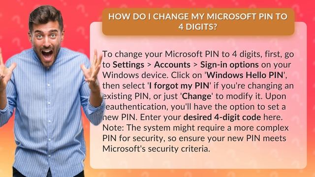 How do I change my Microsoft PIN to 4 digits? смотреть онлайн