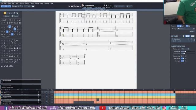 Singer Songwriter Stream 12/02/19 Using Guitar Pro 7.5, Guitar Rig 5 and FL Studio смотреть онлайн