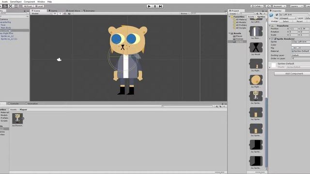 Unity 5 5 2f1 Personal 64bit Basic sprite rigging. Mar 17, 2017 смотреть онлайн