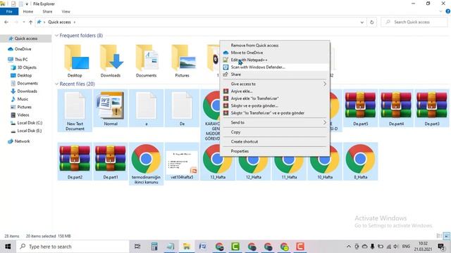 Clear individual items from Recent files or Frequent folders Windows 10 смотреть онлайн