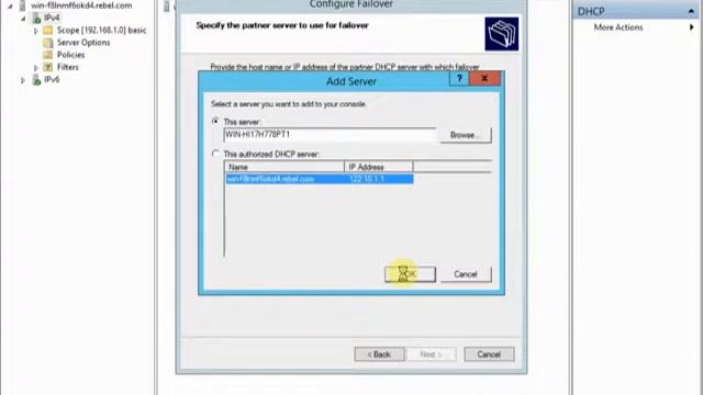 How to configure dhcp failover in server 2012 R2 смотреть онлайн