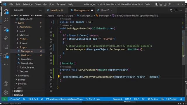 Create a Multiplayer Blockchain Game in Unity - Multiplayer 2 смотреть онлайн