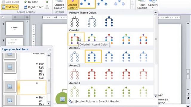 PowerPoint 2010 Tutorial Formatting SmartArt Microsoft Training Lesson 6.2 смотреть онлайн