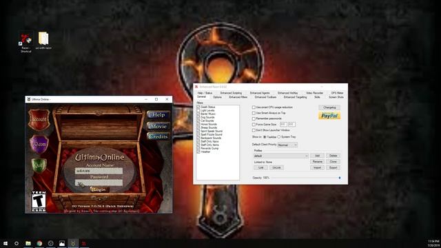 Ultima Online Razor Enhanced Log In and Profile Setup смотреть онлайн