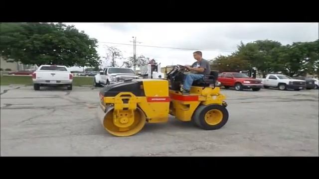Dynapac CC142C II pneumatic drum roller for sale | no-reserve Internet auction August 25, 2016 смотреть онлайн
