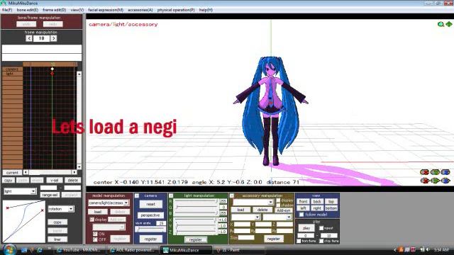 Miku Miku Dance MMD Leason 4 Accessorys