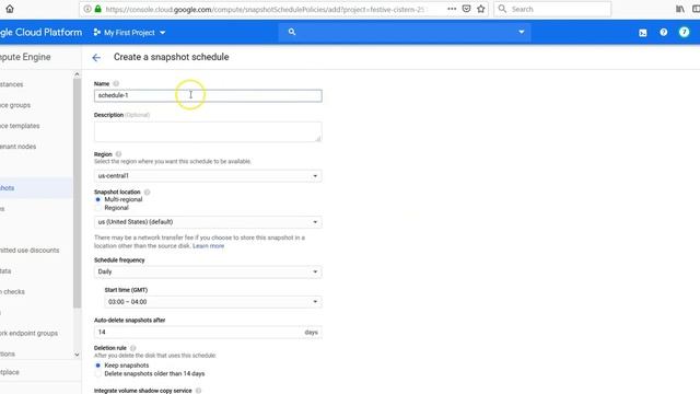 HOW TO TAKE A SNAPSHOT OF A DISK IN GOOGLE CLOUD PLATFORM смотреть онлайн