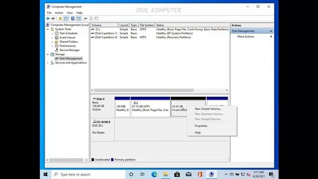 Cara Partisi SSD / Hardisk Windows 10 (khususnya bagi yang baru punya laptop) смотреть онлайн