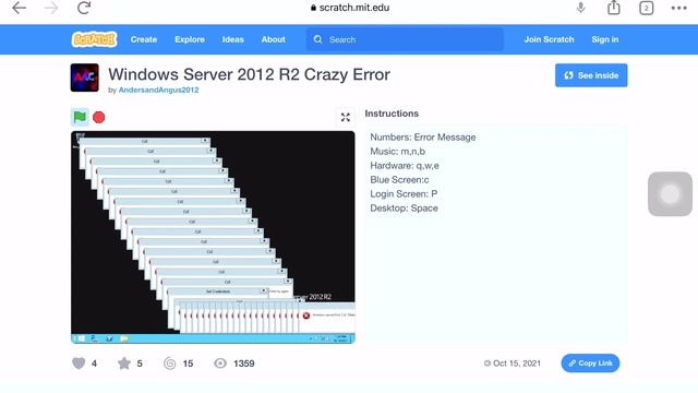 Windows server 2012 R2 Crazy error смотреть онлайн