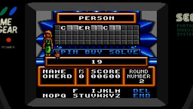 Dr Oherd Play´s Sega Game Gear Wheel Of Fortune (Gametek 1992) смотреть онлайн