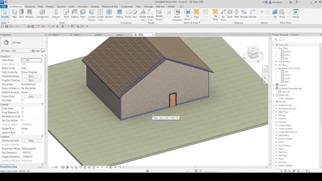 Placing Door & Window Family into Project смотреть онлайн