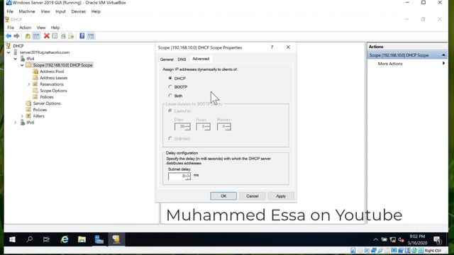 39 Microsoft Windows Server 2019 | DHCP Server DHCP SCOPE смотреть онлайн