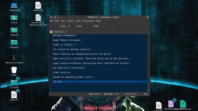 Nessus Kurulumu // Parrot Linux смотреть онлайн