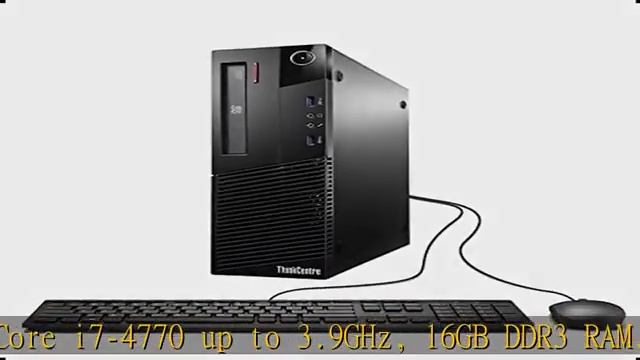 lenovo ThinkCentre M93p Business Class Desktop, Quad Core i7 4770 3.4Ghz, 16GB DDR3 RAM, 512GB SSD смотреть онлайн