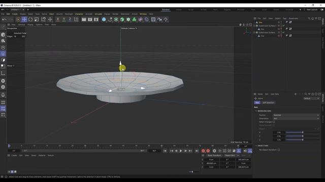 ☝ Cinema 4D 2023 Modeling Tutorial 2023 ► C4D Tutorial Beginner