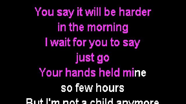 Stevie Nicks - Beautiful Child (Karaoke Instrumental) On Screen Lyrics смотреть онлайн