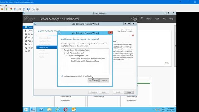 Install Hyper V in Vspere in Windows server 2012 R2 смотреть онлайн