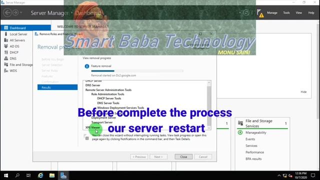 How to remove service from server 2019! uninstall dhcp and dns,DHCP and other service from server! смотреть онлайн