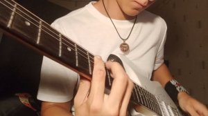 Сектор газа - колхозный панк кавер на электро гитаре.