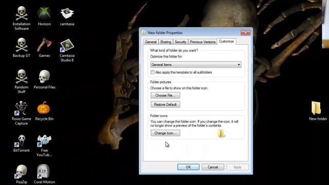 Change Desktop Icon Tutorial смотреть онлайн