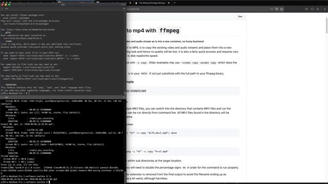 POC9 Brew install vim ffmpeg etc смотреть онлайн