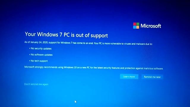 Year 2022 windows no longer support my win7... смотреть онлайн