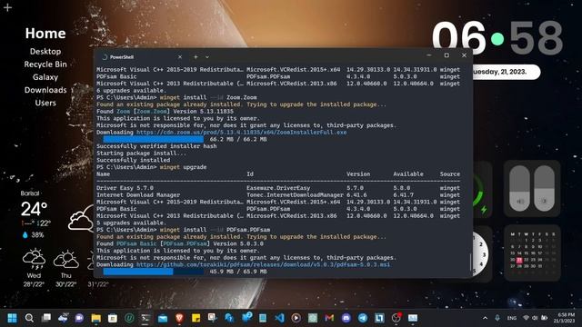 How to update windows apps using Winget in CLI смотреть онлайн