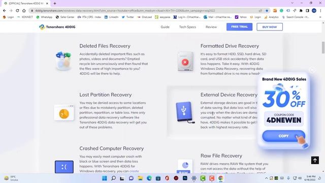Deta Recovery New Software 2022 || Your Lost data And deleted Files смотреть онлайн