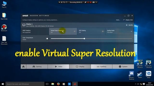 Enable Virtual Super Resolution in Windows 8/8.1/10 (UPDATED) смотреть онлайн