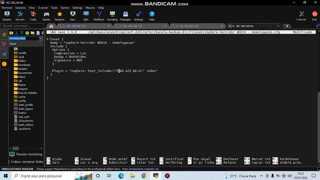 Erro em fileset "acentuação" - BACULA 14.04 смотреть онлайн