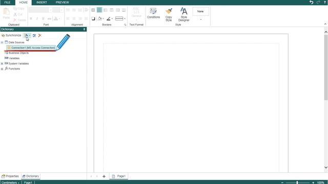 Binding MS Access Data Source to Report in Web Designer - [Shot on version 2015.1] смотреть онлайн