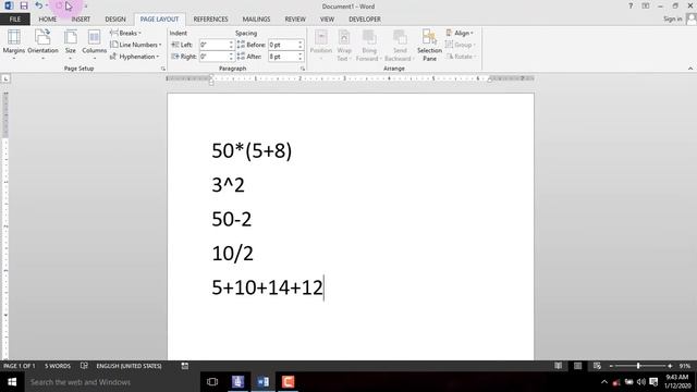 How to Use Build-in calculator in Microsoft Word смотреть онлайн