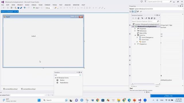 Context Menu Strip Control смотреть онлайн