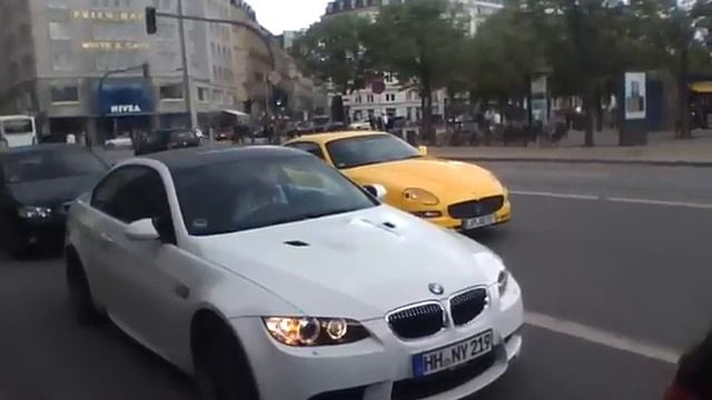 BMW M3 Coupe white + Maserati Gransport yellow - Sound смотреть онлайн