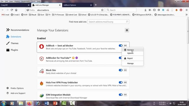 Block Adblock (CrazyHD tested) смотреть онлайн