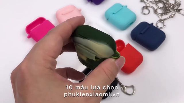 case silicon Airpods loại mõng kèm móc 10 màu lựa chọn смотреть онлайн