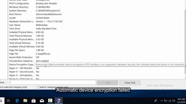 Device encryption support failed /PCR7 binding is not supported in HP Pavilion смотреть онлайн