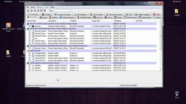 AutoRuns  instrukcja