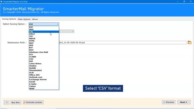 Save Smartermail to CSV file in Bulk | SmarterMail to CSV in few steps смотреть онлайн