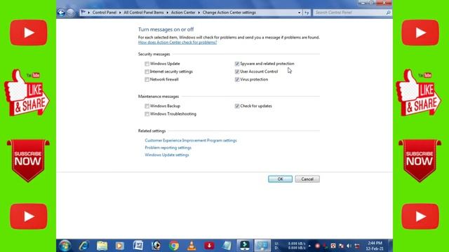 Windows 7 Action Center Security Setting ।।। Ibrahim Official bd смотреть онлайн