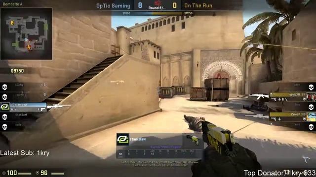 stanislaw insane no scope awp kill 1v2 #CS:GO Moment смотреть онлайн