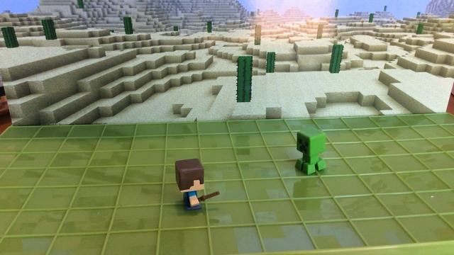 Stop Motion Studio- Minecraft Encounter with a Creeper смотреть онлайн